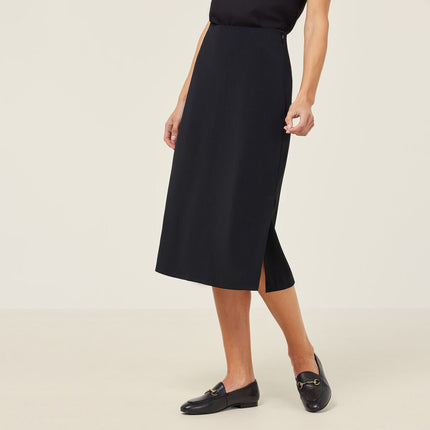 NNT Womens Crepe Stretch Comfy Lightweight Midi Lenght A-Line Skirt CAT2RV-KarWorkwear