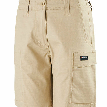 KingGee Womens Workcool Pro Shorts Comfort Stretch Waistband Work Safety K47008-KarWorkwear