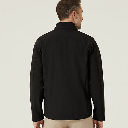 Mens NNT Warm Fleece Bonded Fleece Zip Jacket Black Navy Business Smart CAT1ET-KarWorkwear