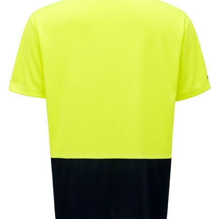 Hard Yakka Core Hi-Vis Micro Safety Cool Polo Work Shirt Tradie S/S Y19605-KarWorkwear