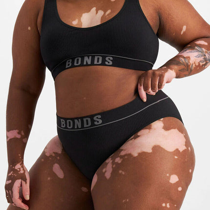 Bonds Womens Retro Rib Seamless Hi Bikini Hi Leg Comfy Smooth Stretchy WU8GT-KarWorkwear