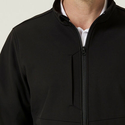 Mens NNT Warm Fleece Bonded Fleece Zip Jacket Black Navy Business Smart CAT1ET-KarWorkwear