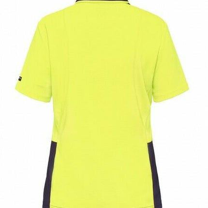 KingGee Womens WorkCool Spliced Polo S/S Shirt Hyperfreeze Work Comfy K44735-KarWorkwear