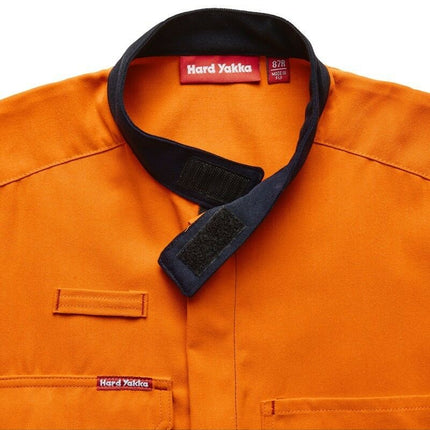 Mens Hard Yakka Protect Hi-Vis 2 Tone Tecasafe Plus Coverall Safety Taped Y00303-KarWorkwear