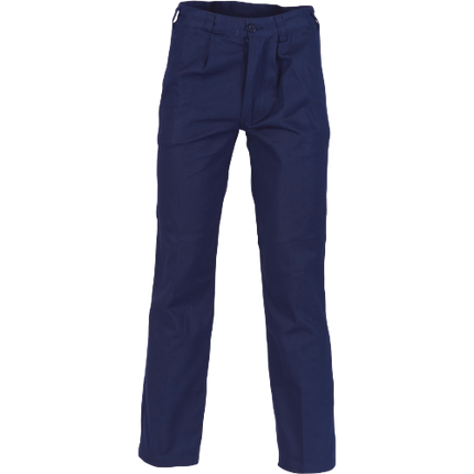 DNC Workwear Mens Cotton Drill Work Pants Comfortable Heavyweight Work 3311-KarWorkwear