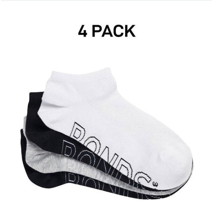 Bonds Womens Lightweight Low Cut Smooth Comfy Stay-Put Fit Socks 4 Pack LXPV4N-KarWorkwear