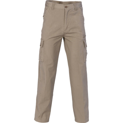 DNC Workwear Mens Island Cotton Duck Weave Cargo Pants Comfortable Work 4535-KarWorkwear