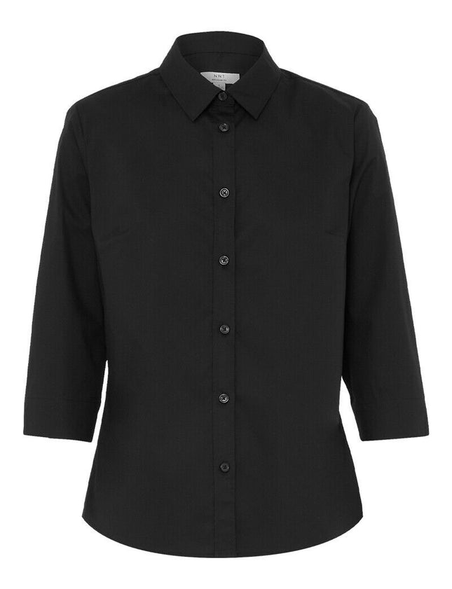 NNT Womens Avignon Formal Stripe 3/4 Sleeve Business Shirts Regular Fit CATUKY-KarWorkwear