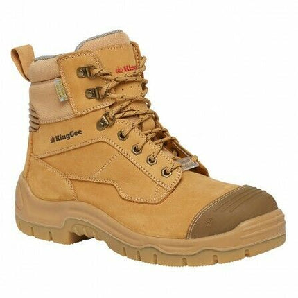 KingGee Mens PHOENIX 6CZ EH Safety Leather Boot Electrical Hazard Protect K27980-KarWorkwear