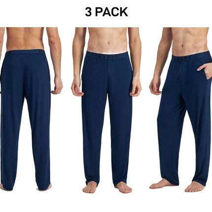 Bonds Mens Sleep Viscose Bamboo Pant Comfy Fit Side Seam Pockets 3 Pack MW9L-KarWorkwear