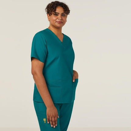 NNT Womens 4 Pack Wonderwink Origins V Neckline Comfy Scrub Top Bravo CATU66-KarWorkwear