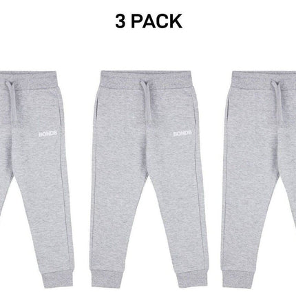 Bonds Kids Tech Sweats Trackie Pants Lightweight Warm Minimise Heat 3 Pack KVQRK-KarWorkwear
