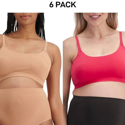 Bonds Womens Bases Maternity Bralette Wirefree & Flexible Comfy Bra 6 Pack YWUG-KarWorkwear
