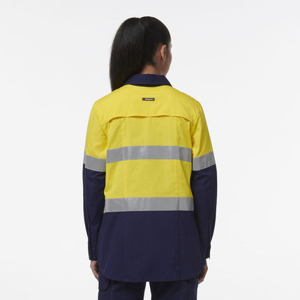 KingGee Womens Workcool Maternity Reflective Shirt K44234-KarWorkwear