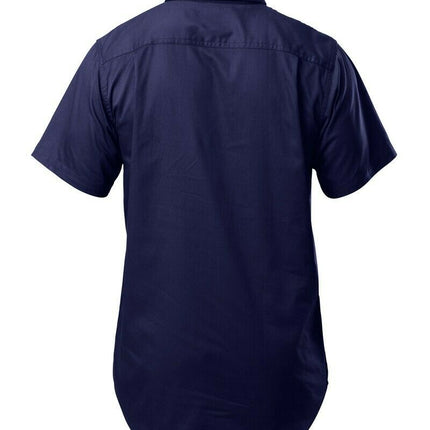 Hard Yakka Short Sleeve Closed Front Cotton Shirt Y07540-KarWorkwear