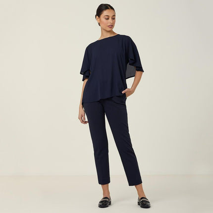 NNT Womens 4 Pack Georgie Lightweight Wrinkle Resistant Cape Blouse CATUKD-KarWorkwear