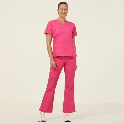 NNT Womens 4 Pack Wonderwink Origins V Neckline Comfy Scrub Top Bravo CATU66-KarWorkwear