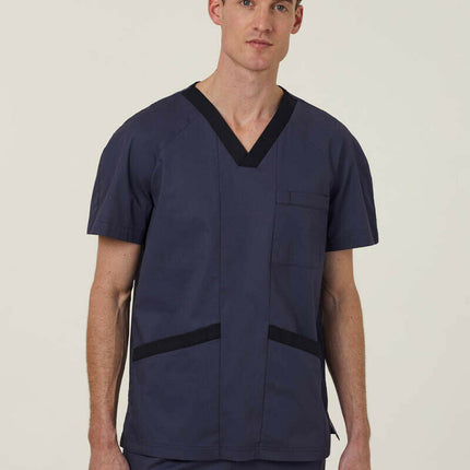 NNT Uniform Men Next Gen Antibacterial Koller Scrub Top Breathable Cotton CATRFU-KarWorkwear