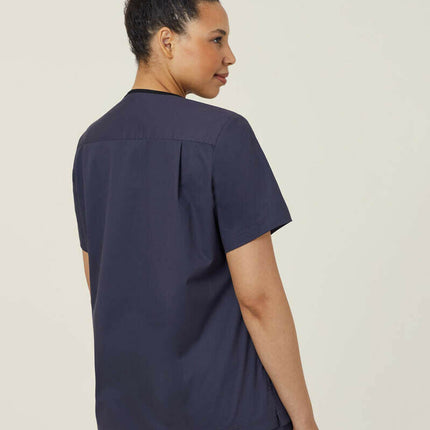 NNT Womens Nightingale V Neck Contrast Scrub Top Nurse Workwear Comfort CATULL-KarWorkwear