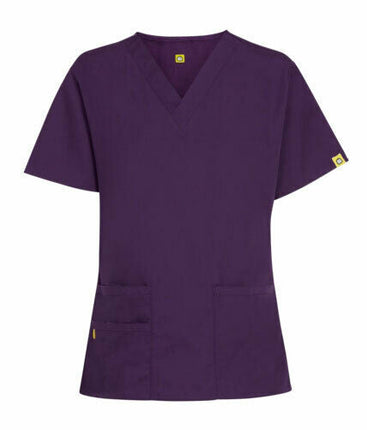 NNT Womens Bravo Scrub Top Relaxed Style Fit Work Nursing Hospital CATU66-KarWorkwear