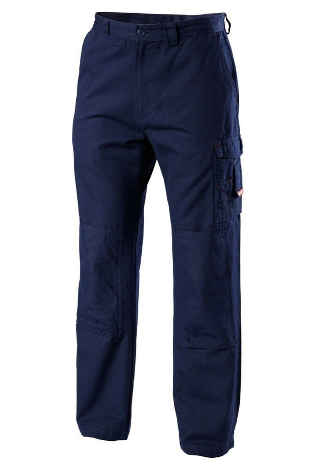 Mens Hard Yakka Legends Light Weight Cotton Pants Tough Cordura Strength Y02906-KarWorkwear