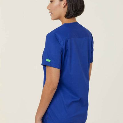 NNT Uniform Womens Next Gen Antibacterial Florence Scrub Top V Neck Nurse CATULM-KarWorkwear