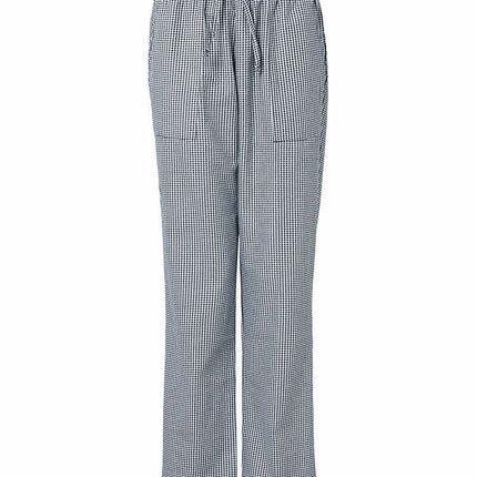 NNT Womens Chef Works Small Check Chef Pants Drawstring Waistband Pant CAT3S7-KarWorkwear