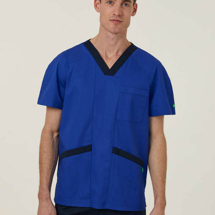 NNT Uniform Men Next Gen Antibacterial Koller Scrub Top Breathable Cotton CATRFU-KarWorkwear