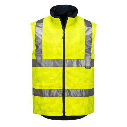 Portwest Antistatic Reversible Vest Reflective Taped Safety Work MA230-KarWorkwear