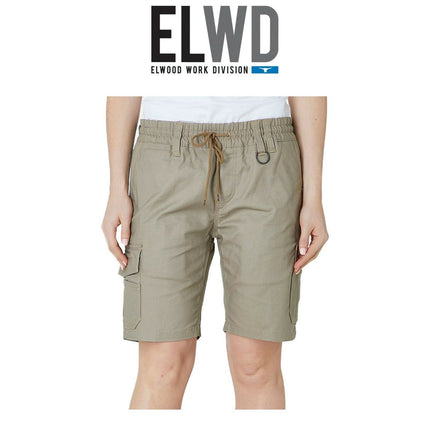 Womens Elwood Elastic Utility Shorts Cargo Phone Pocket Work Tough Comfy EWD602-KarWorkwear