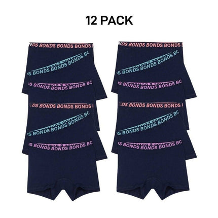 Bonds Girls Sport Shortie Soft Elastic Great Coverage Dry & Comfy 12 Pack UWCT3A-KarWorkwear