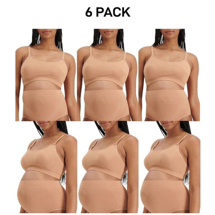 Bonds Womens Bases Maternity Bralette Wirefree & Flexible Comfy Bra 6 Pack YWUG-KarWorkwear
