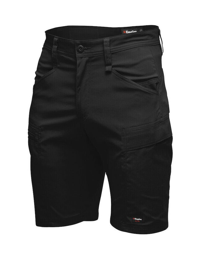 KingGee Mens KingGee Drycool Shorts Stretch Ripstop Cargo Light Work K17013-KarWorkwear
