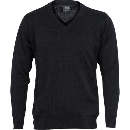 DNC Workwear Mens Pullover Jumper Wool Blend Work Body Warmer Winter Safety 4321-KarWorkwear