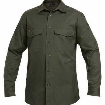 KingGee Mens Workcool 2 Shirt Long Sleeve Lightweight Breathable Workwear K14820-KarWorkwear
