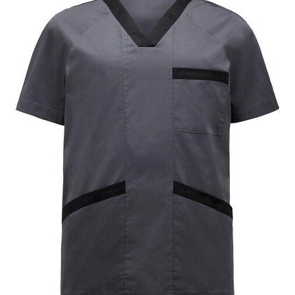 NNT V-Neck Contrast Scrub Top Unisex Nurse Work Comfortable Uniform CATJ2Q-KarWorkwear