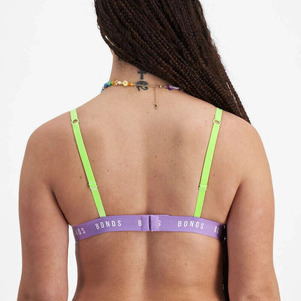 Bonds Womens Icons Triangle Comfy Confident Lightweight Support Bra  6 Pack YWN7-KarWorkwear