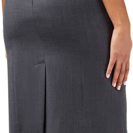 NNT Womens Sharkskin Short Sleeve Dress Classic Fit Stretch Knee Length CAT6BE-KarWorkwear