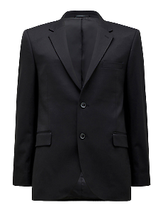 NNT Mens 2 Button Jacket PV Stretch Twill Lightweight Black Blazer Comfy CATBA2-KarWorkwear