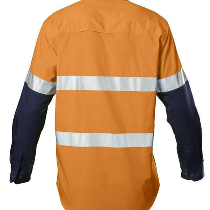 Hard Yakka Koolgear Hi-Vis Safety Summer Cool Long Sleeve Work Shirt Y07978-KarWorkwear