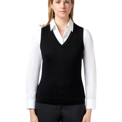 NNT Womens Pure Wool Formal Vest Classic Fit Fully Business Body Warmer CAT5AQ-KarWorkwear