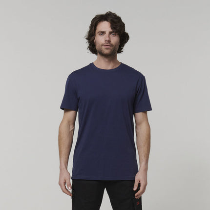 Hard Yakka Mens Cotton Breathable Crew Neck Short Sleeve Core Tee Y19251-KarWorkwear