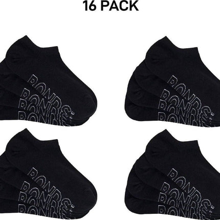Bonds Womens Lightweight No Show Cotton Mesh Cooling Zone Socks 16 Pack LXPW4N-KarWorkwear