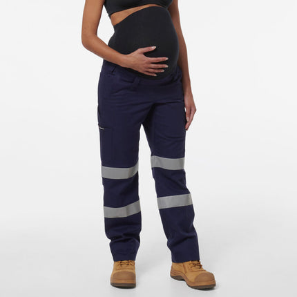 KingGee Womens Safety WorkCool Maternity Reflective Bio Motion Pant K43007-KarWorkwear