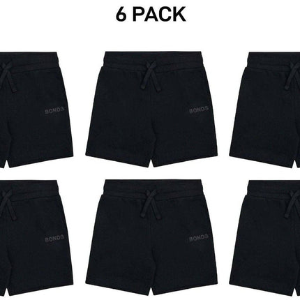 Bonds Kids Tech Sweats Short Lightweight Soft Rib Waistband Sporty 6 Pack KVQPK-KarWorkwear