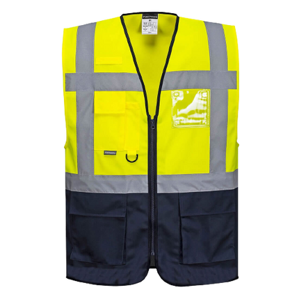 Portwest Brush Fleece Hoodie With Tape Reflective Taped Work Safety B304-KarWorkwear