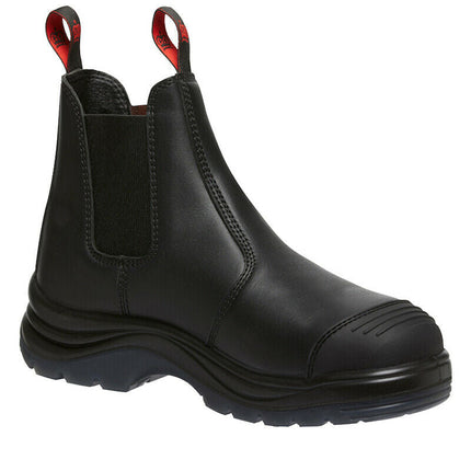 KingGee Mens Tradie Elastic Pull-Up Steel Toe Work Boots Memory Foam K25250-KarWorkwear