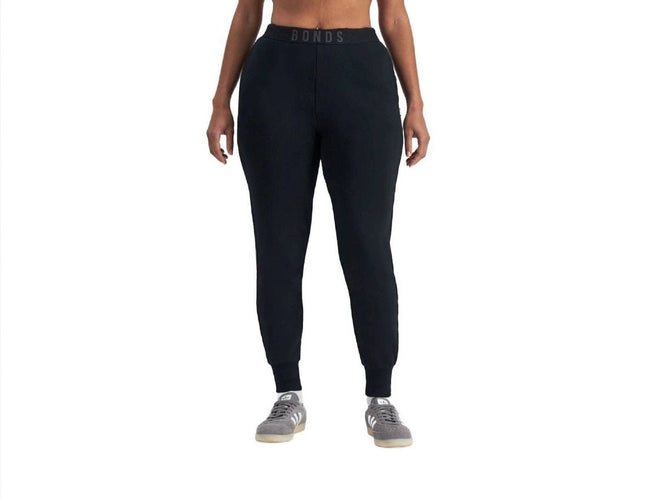 Bonds Womens Originals Hi Waisted Trackie Pants Narrow Waistband Stretchy CTBLI-KarWorkwear