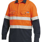 S / Orange & Navy