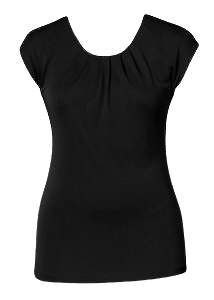 NNT Womens Discontinued Matt Jersey Extended Sleeve T-Top Pleated Blouse CAT4BF-KarWorkwear